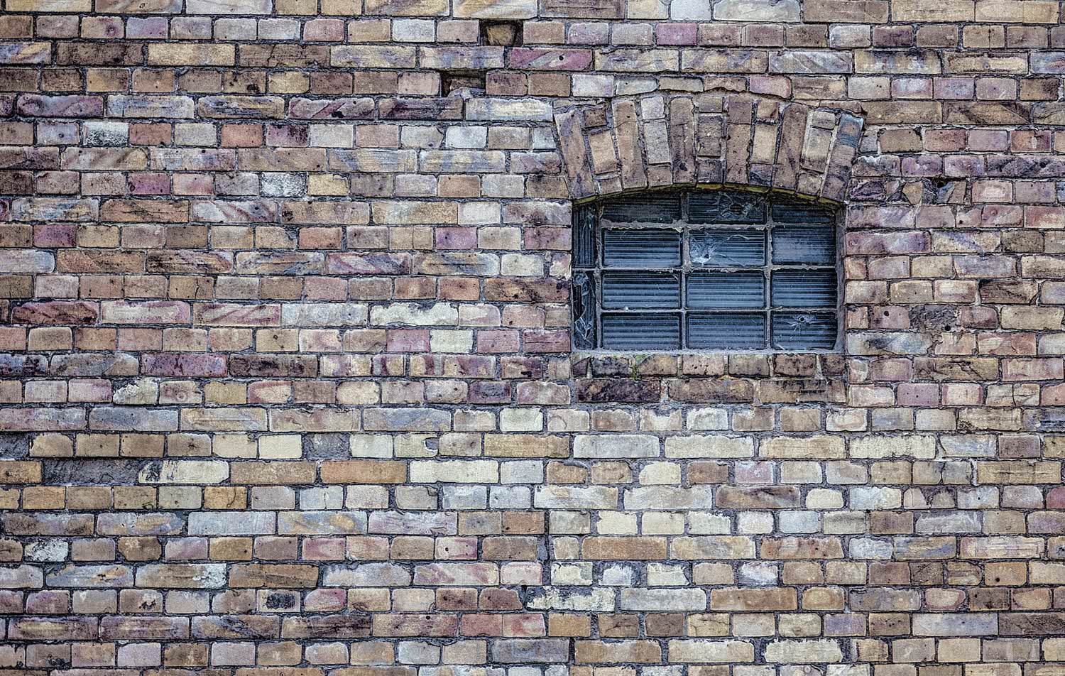 Old stone building with window